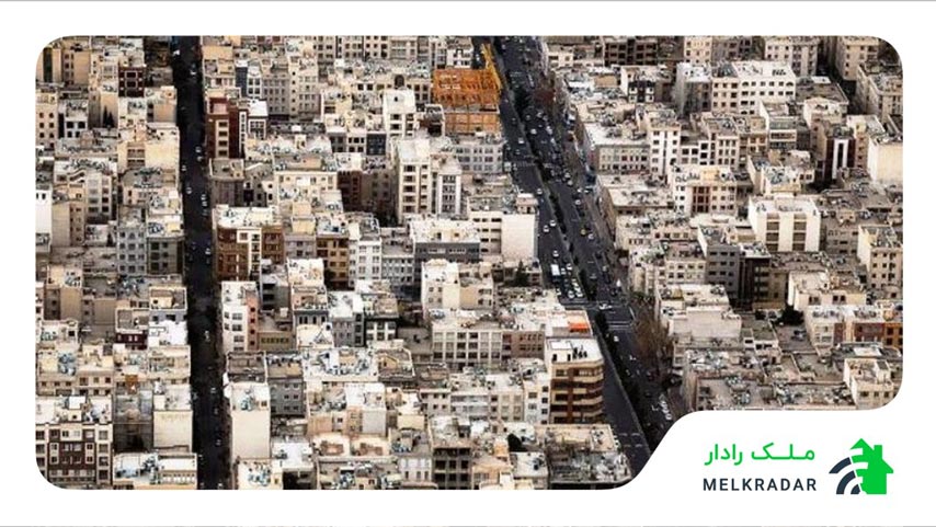 رابطه بین متراژ و قیمت هر مترمربع آپارتمان در تهران